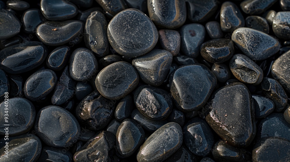 Smooth round pebbles texture background. Pebble sea beach close-up, dark wet pebble and gray dry pebble. High quality photo , ai Smooth round pebbles texture background. Pebble sea beach close-up, dark wet pebble and gray dry pebble. High quality photo , ai