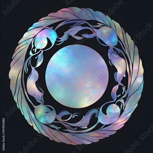 Korean mother-of-pearl pattern