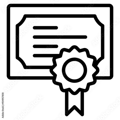 Certificate Icon