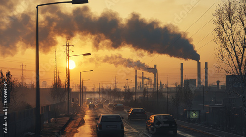 “Pillars of Industry: Exhaust in the Air”