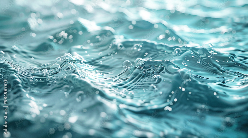 A texture of smooth, rippling water, with light reflections dancing on the surface. The water should have a clear, blue-green hue, with gentle waves creating a rhythmic, calming pattern. A texture of smooth, rippling water, with light reflections dancing on the surface. The water should have a clear, blue-green hue, with gentle waves creating a rhythmic, calming pattern.