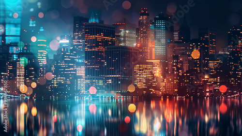 A city business stock graphic.