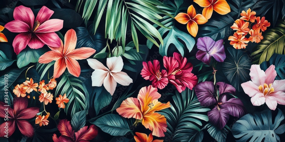 Flowers side by side Flowers side by side