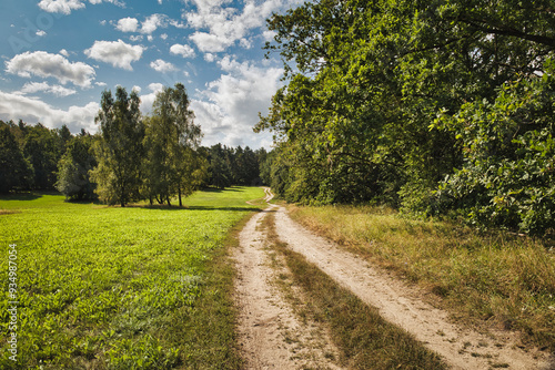 Landschaft Feldweg