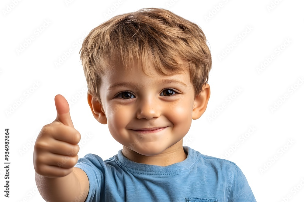 Happy little boy giving thumbs up. Happy little boy giving thumbs up.