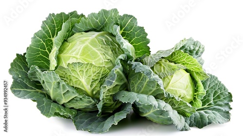 Cabbage isolated on white background