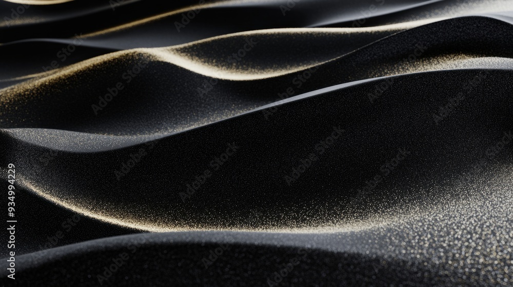 Naklejka premium Texture, silk, textiles, Waves, cloth, Light, pattern, blue, smooth, Design, soft, Illustration, Curve, Dark, wallpaper, Material, Space, vector, metal, Black, Art, texture, Pattern, texture, Abstract