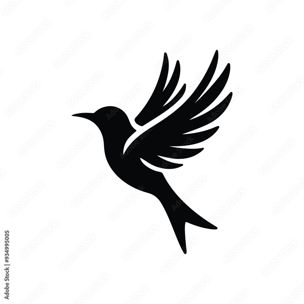 A bird silhouette vector A bird silhouette vector