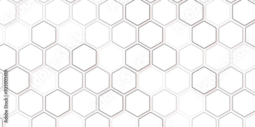 Vector geometric seamless texture symbol. Hexagon, bees hive cells pattern. Bee honey shapes. 