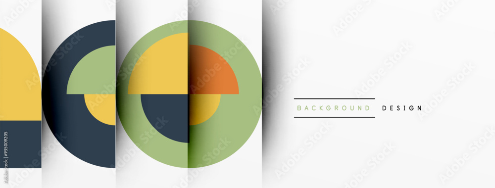 Geometric design abstract background - circles squares Geometric design abstract background - circles squares