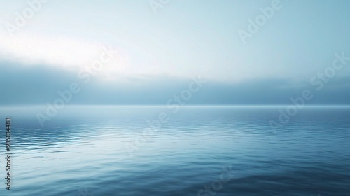 Serene Dawn over Misty Waters