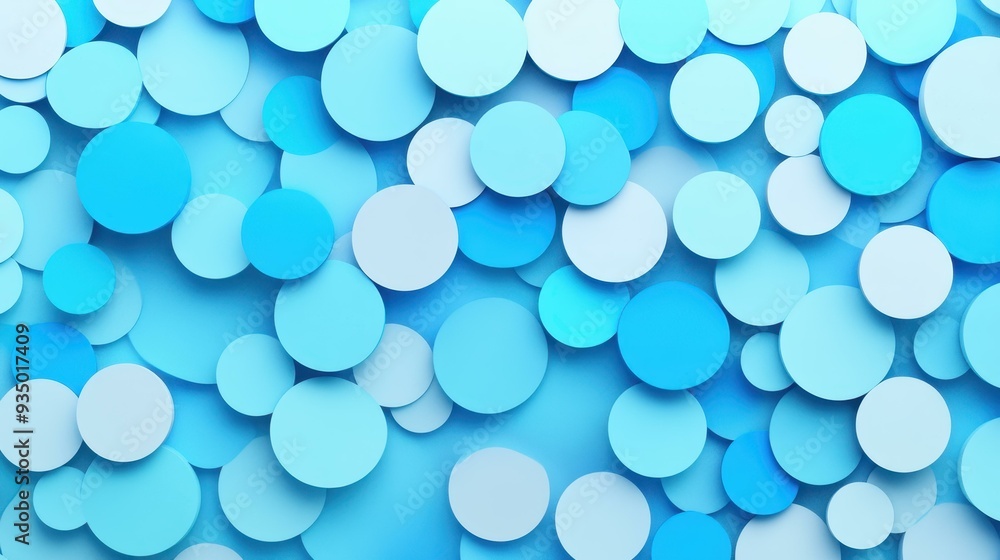 Explore a modern blue abstract circles background, with textured flat illustration perfect for minimalistic designs. Explore a modern blue abstract circles background, with textured flat illustration perfect for minimalistic designs.