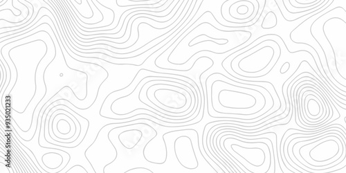 Seamless wave stipe line topography counter map. abstract sea mounted map area space geometric line technology topo landscape striped cartography map texture background.