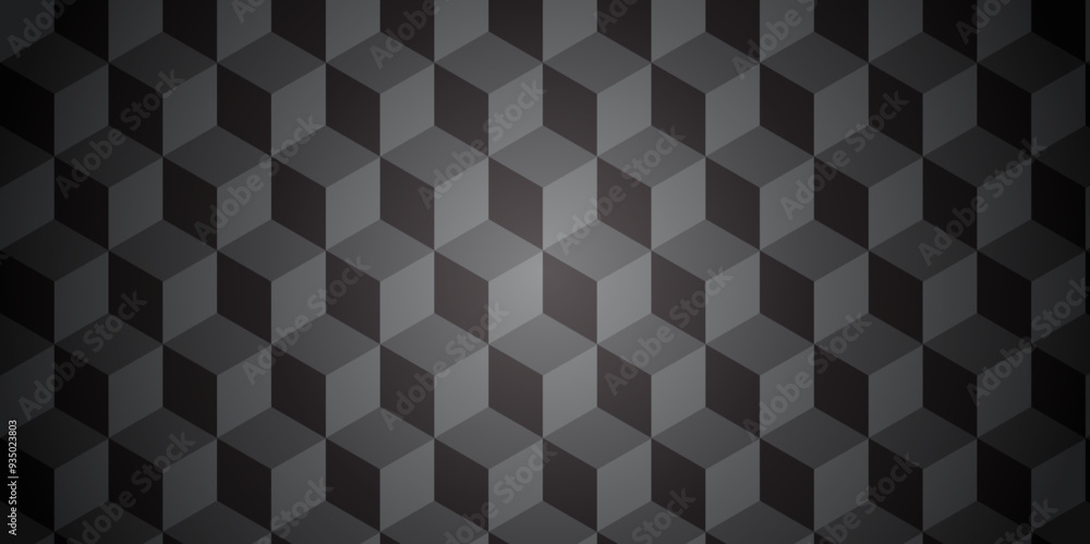 Minimal black and gray from cubes vector art background. Geometric tiles and mosaic creative stylish seamless pattern block cube background. minimal hexagon Cubes mosaic shape vector design. Minimal black and gray from cubes vector art background. Geometric tiles and mosaic creative stylish seamless pattern block cube background. minimal hexagon Cubes mosaic shape vector design.