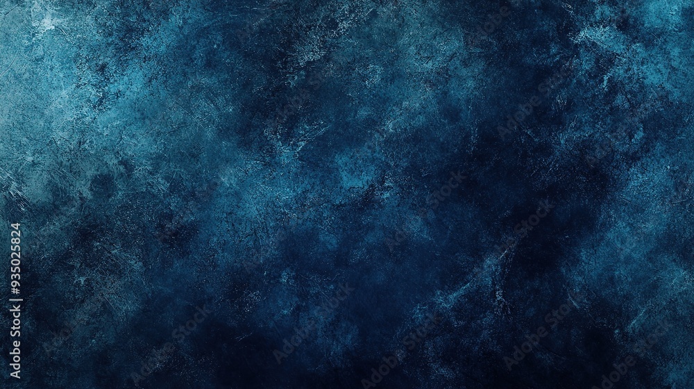 Abyssal Depths: A swirling, textured canvas of deep blues and blacks evokes the mysterious depths of the ocean. Abyssal Depths: A swirling, textured canvas of deep blues and blacks evokes the mysterious depths of the ocean.