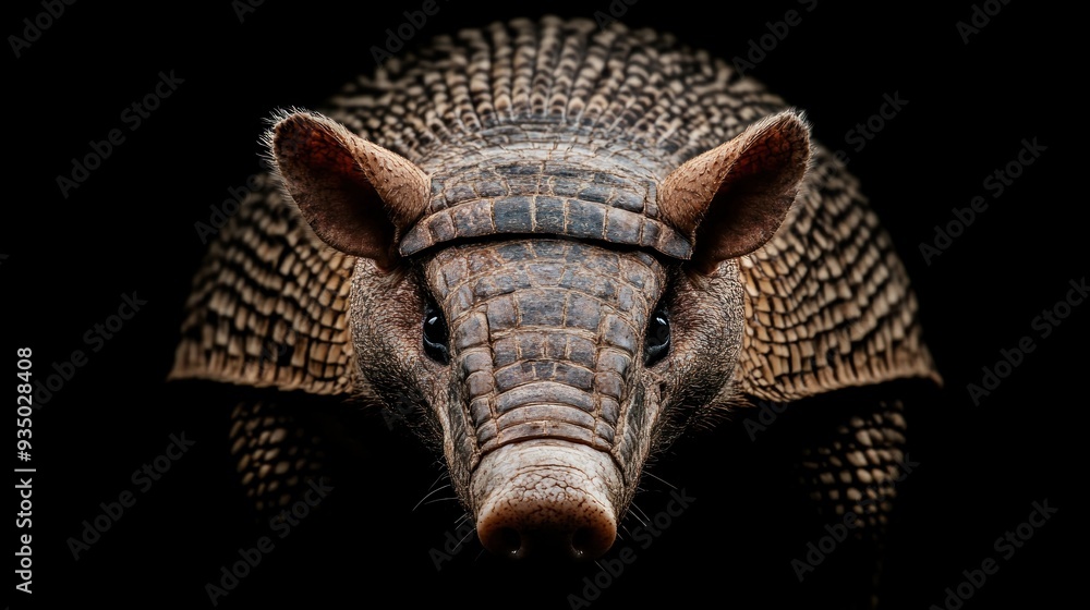 Obraz premium Nine-Banded Armadillo Portrait