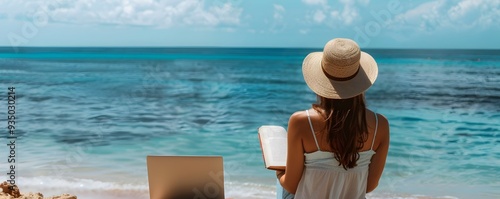 Woman Enjoying a Peaceful M...