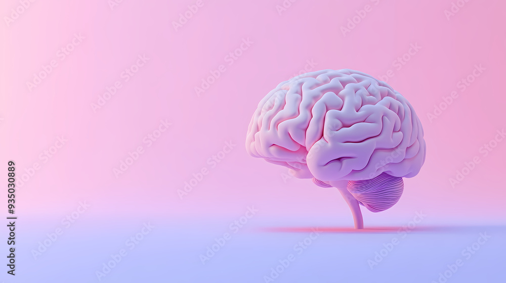Simple brain background Simple brain background