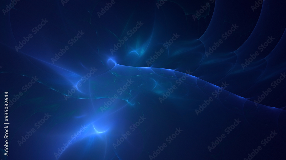 3D rendering abstract blue fractal light background. Its not AI Generatd illustration. 3D rendering abstract blue fractal light background. Its not AI Generatd illustration.
