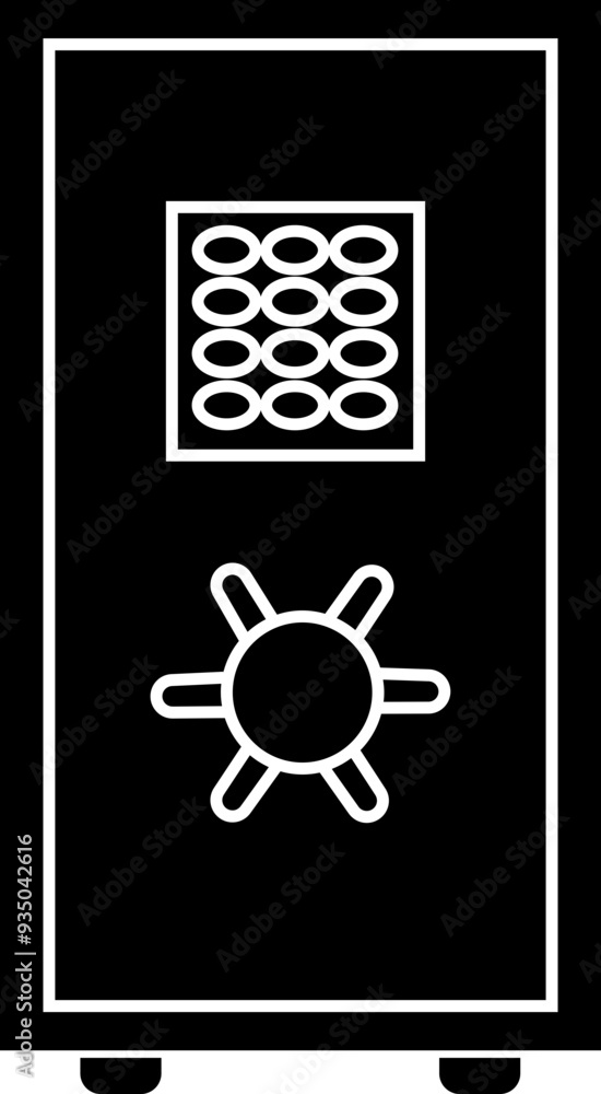 Safe Deposit Box Icon. Closed safe and object that are stored in it such as money and security. Strongbox lock Vector sign in flat style. Peter symbol or logo isolated on transparent background. Safe Deposit Box Icon. Closed safe and object that are stored in it such as money and security. Strongbox lock Vector sign in flat style. Peter symbol or logo isolated on transparent background.