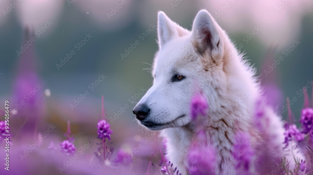 Obraz premium foreground filled with blooms, background softly blurred