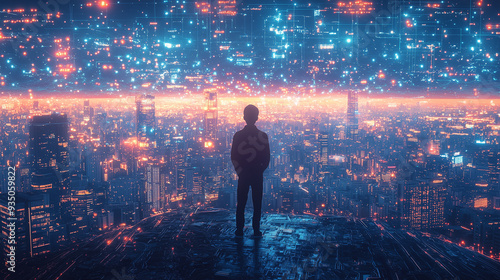Digital transformation concept
