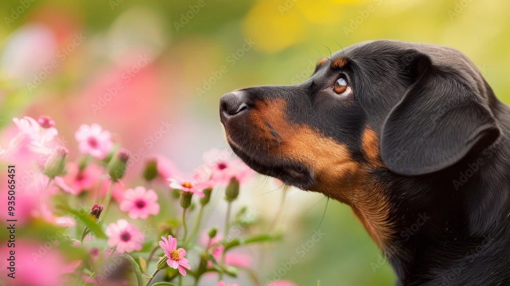 pink blossoms in foreground, soft-focus backdrop pink blossoms in foreground, soft-focus backdrop