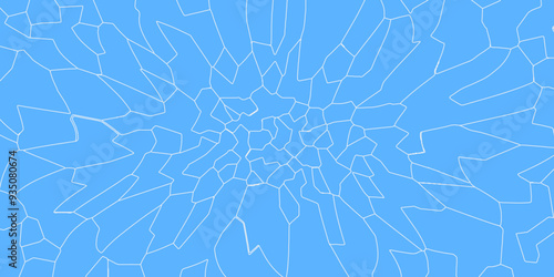 sky blue broken glass effect wall crack ceramic texture cracked vector format 