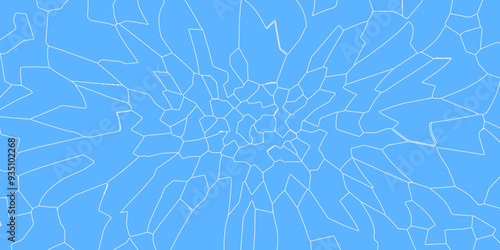 sky blue broken glass effect wall crack ceramic texture cracked vector format 