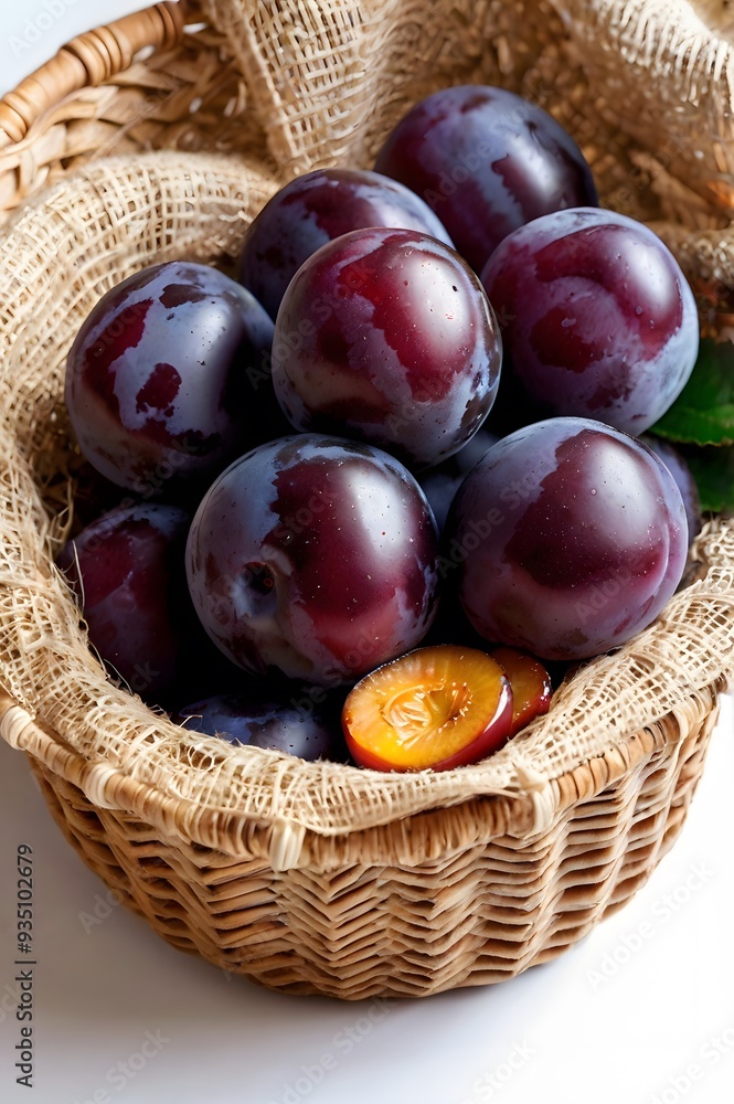 Plums Still Life Elegant Avatar and White Background Images Plums Still Life Elegant Avatar and White Background Images