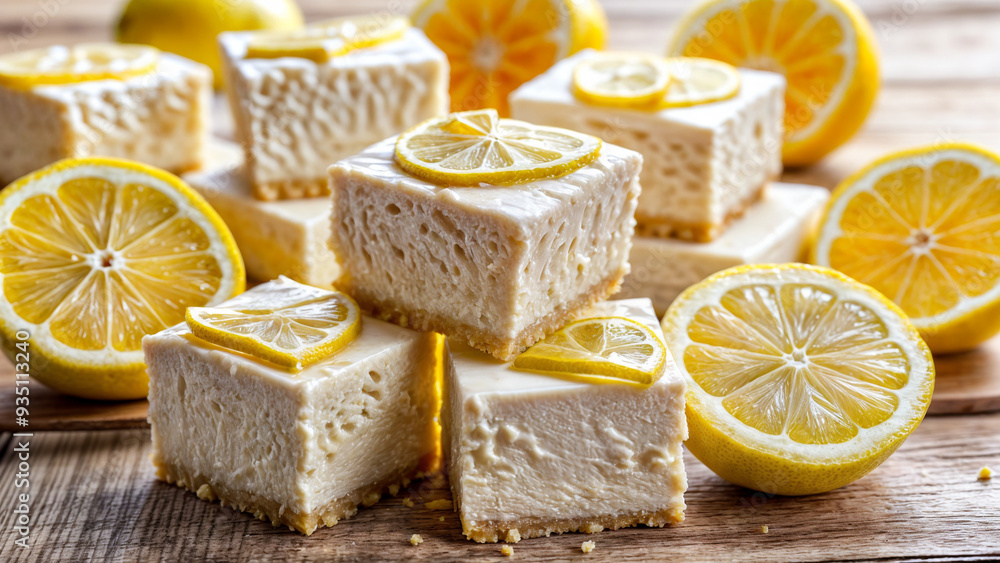 lemon, marshmallow, sweets lemon, marshmallow, sweets