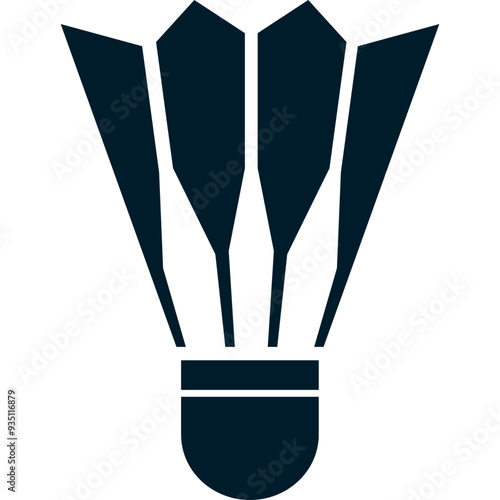 Badminton Shuttlecock Silhouette