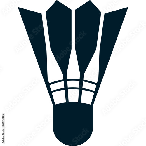 Badminton Shuttlecock Silhouette