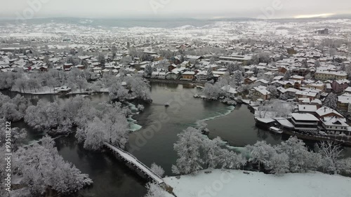 view of the city of winter