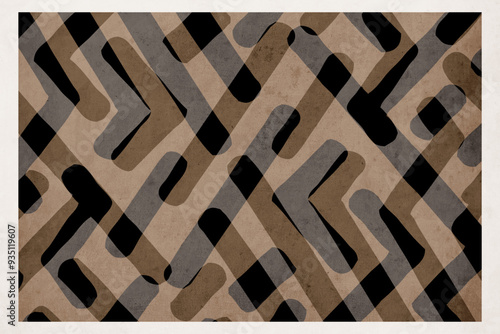 Abstract background in vintage style. Stylized old with grain. For use in graphics, for printing on wall decorations.