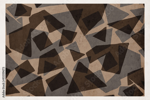 Abstract background in vintage style. Stylized old with grain. For use in graphics, for printing on wall decorations.