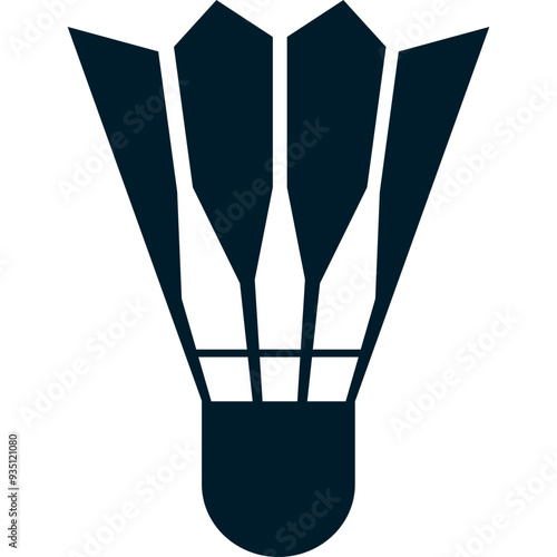 Badminton Shuttlecock Silhouette