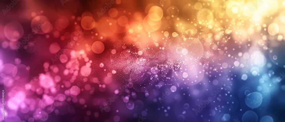 An out-of-focus image of a multi-hued backdrop, displaying a blurred representation of the rainbow's colors An out-of-focus image of a multi-hued backdrop, displaying a blurred representation of the rainbow's colors