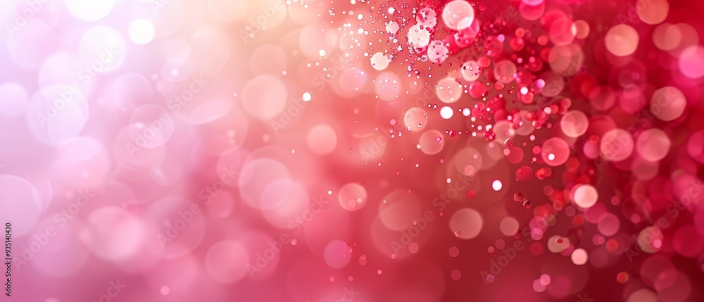 A blurred pink and red background, left side filled with small circles; right side, a blurred pink and white background A blurred pink and red background, left side filled with small circles; right side, a blurred pink and white background