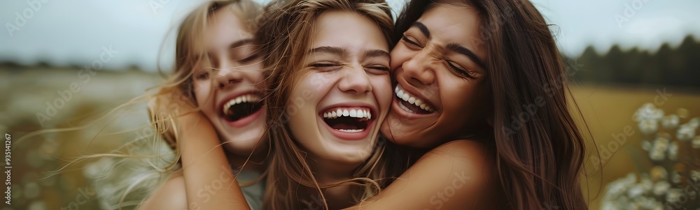 Two young women are having fun and friends are hugging each other.Two happy affectionate young woman hugging each other in a close embrace while laughing and smiling, young multiracial female friends. Two young women are having fun and friends are hugging each other.Two happy affectionate young woman hugging each other in a close embrace while laughing and smiling, young multiracial female friends.