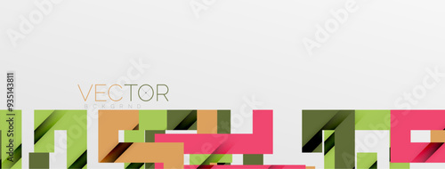 Color bend lines with shadow texture effect. Vector Illustration For Wallpaper, Banner, Background, Card, Book Illustration, landing page