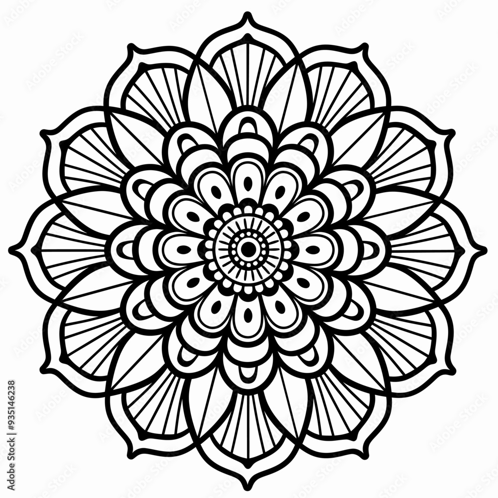 mandala design isolated with white mandala design isolated with white