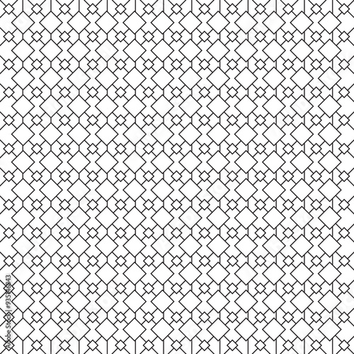 Mesh seamless pattern vector texture for wab. Black mesh texture isolated on white background, clipping path. EPS 10.