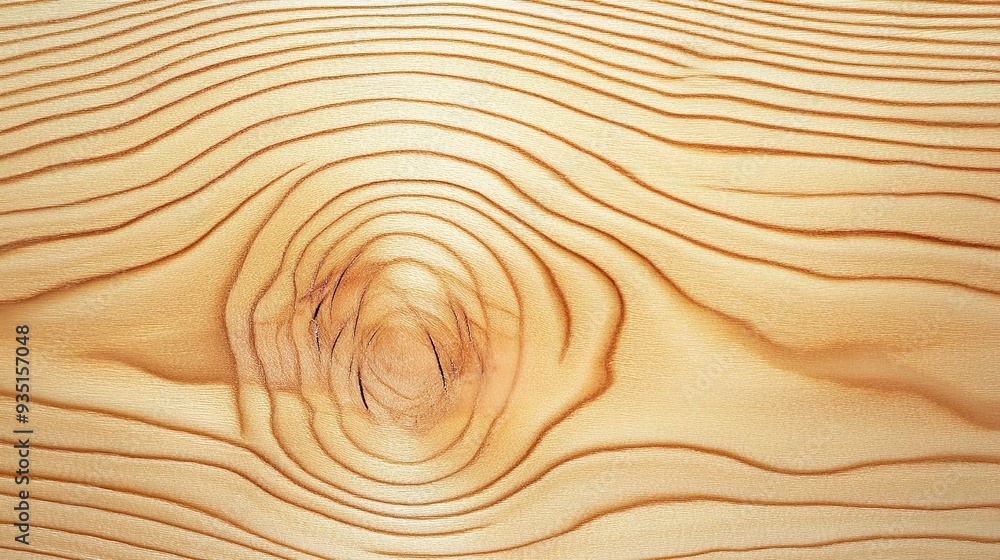 Golden Knot in Pine Wood Grain Texture Golden Knot in Pine Wood Grain Texture