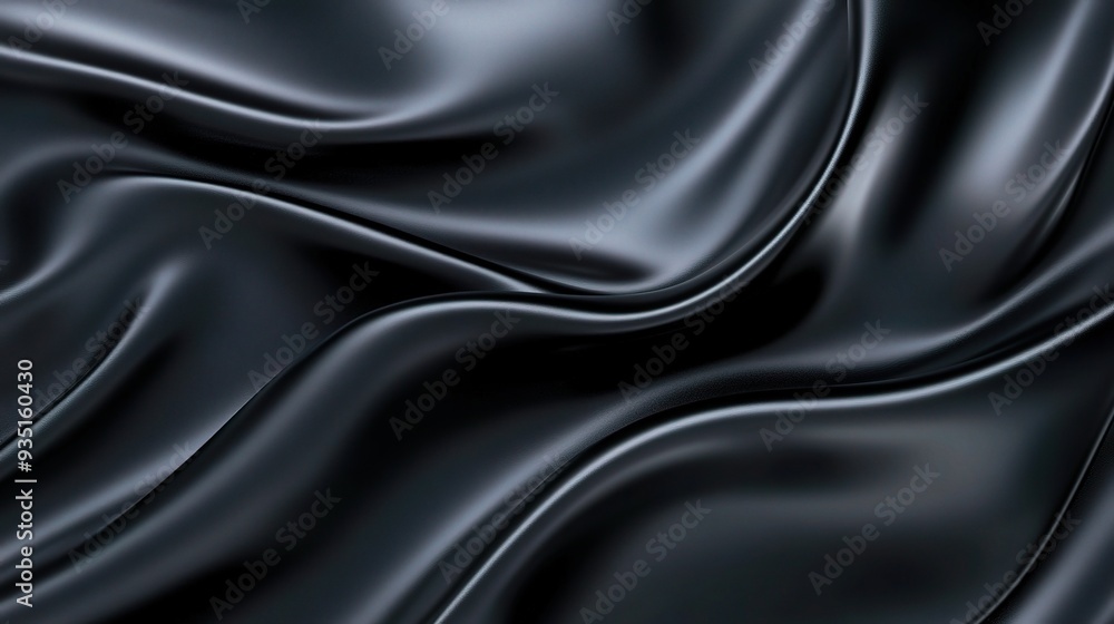 Black Silk Drape: A captivating backdrop of flowing black silk, soft and luxurious, with a subtle sheen. Perfect for creating a sophisticated and elegant mood, evoking feelings of luxury, mystery Black Silk Drape: A captivating backdrop of flowing black silk, soft and luxurious, with a subtle sheen. Perfect for creating a sophisticated and elegant mood, evoking feelings of luxury, mystery