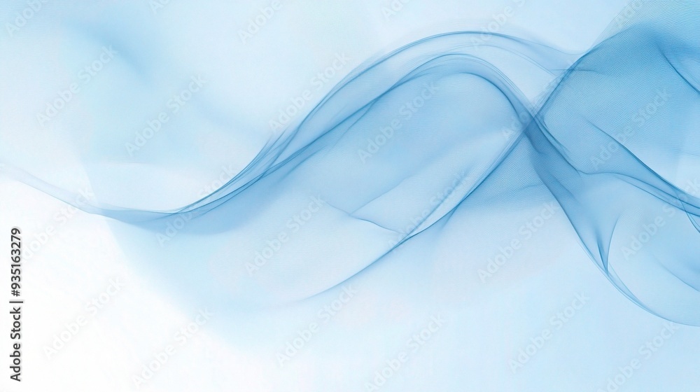 Abstract Blue Swirl: A calming and ethereal abstract background with soft, flowing blue waves on a white background, creating a sense of serenity and tranquility. Abstract Blue Swirl: A calming and ethereal abstract background with soft, flowing blue waves on a white background, creating a sense of serenity and tranquility.