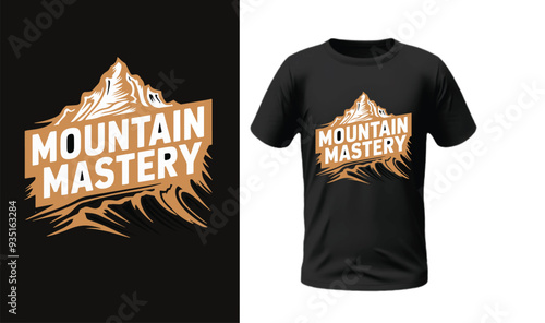 mountain mastery t-shirt design 