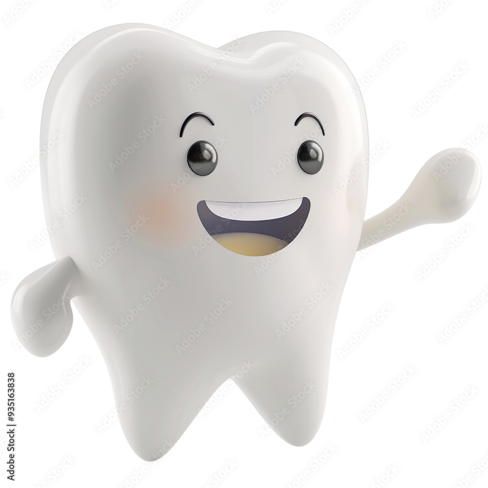3d white people tooth, kid. Toy tooth isolated on a transparent background 3d white people tooth, kid. Toy tooth isolated on a transparent background