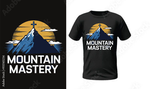 mountain mastery t-shirt design 


