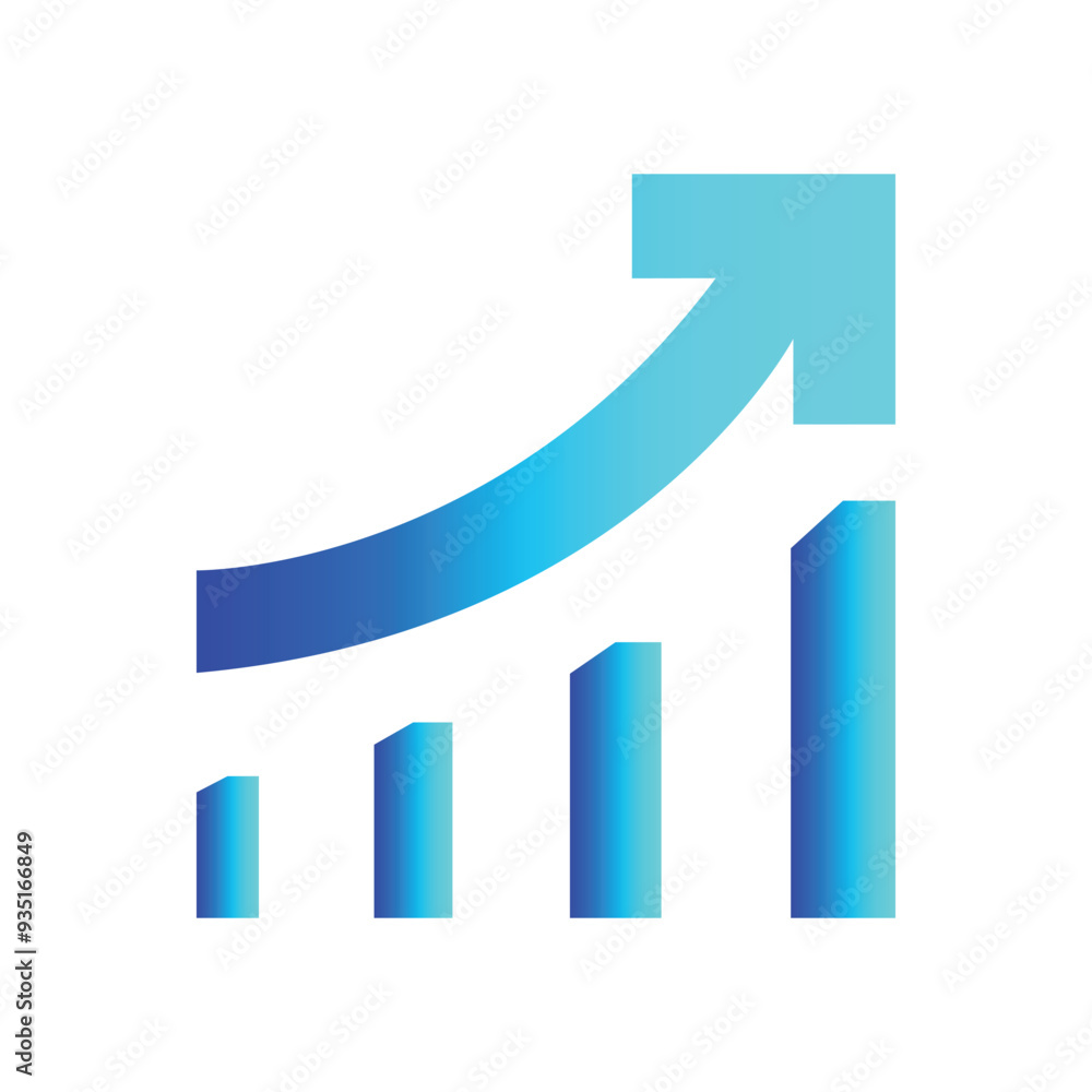 3d network signal bar on white background 3d network signal bar on white background